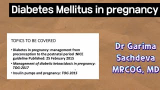 Diabetes Mellitus in pregnancy Diagnosis and Management [upl. by Aer]