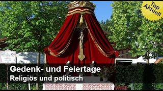 Gedenk und Feiertage  Religiös und politisch  Trailer MedienLB [upl. by Speroni]