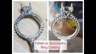 CASTING A DIAMOND RING  STEP BY STEP GUIDE [upl. by Tedda]