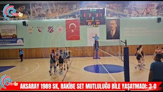 AKSARAY 1989 SK RAKİBE SET MUTLULUĞU BİLE YAŞATMADI 30 [upl. by Leasi]