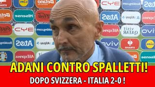 LELE ADANI contro SPALLETTI RIDICOLE DICHIARAZIONI DEL TECNICO DOPO SVIZZERA  ITALIA 20 [upl. by Ahsimed456]