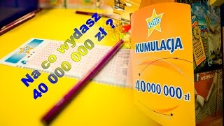 Kumulacja w lotto  co zrobisz z wygraną [upl. by Cusack]