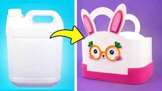 🐰Cómo hacer un recuerdo de Pascua con poco presupuesto  Portaobjetos con Material Reciclado 🐰Kawaii [upl. by Lanaj]