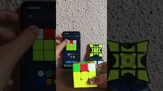 LIKE SHARE SUBSCRIBE❤  cube solver app  cube solve with app  shorts shortsfeed cube [upl. by Nekal282]