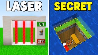 Minecraft 5 NEW Secret Redstone Build Hacks [upl. by Ellicul962]