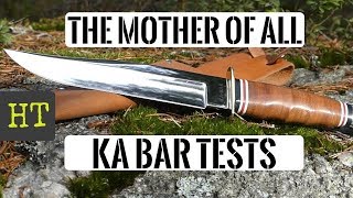 The Biggest Ka Bar Bowie Review On YouTube [upl. by Satsok]