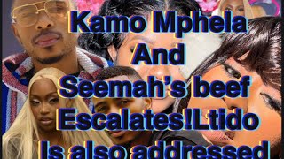 Seema responds to Kamo MphelaampLtido🤭it’s getting dirtier 😩😩😩 [upl. by Yetah]