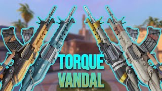 Torque Vandal Skin Showcase  VALORANT Episode 9 Act 3 Battlepass Skins [upl. by Shandra]