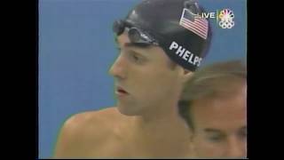 Michael Phelps Wins Record Eighth Gold Medal at Beijing Olympics [upl. by Gaskill]