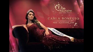 Miss Aquitaine 2018 Carla Bonesso [upl. by Tamarra624]