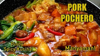 How to Cook Pork Pochero  Tasty Pucherong Baboy Recipe [upl. by Gert652]