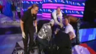 Jeff Hardy In Pyro Accident On The Cutting Edge [upl. by Attennod]