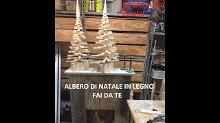 Albero di natale in legno fai da te homemade wood christmas tree [upl. by Javier]