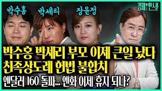 박시동의 경제한스푼 친족상도례 헌법 불합치  엔달러 160 돌파 엔화 이제 휴지조각 친족상도레박수홍박세리엔화환율달러장윤정헌법RampD예산라인네이버 [upl. by Musa842]