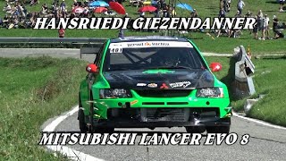 BERGRENNEN GURNIGEL 2024 HANSRUEDI GIEZENDANNER MITSUBISHI LANCER EVO 8 VIDEOCLIP BY BELLUNOVIDEO [upl. by Showker]