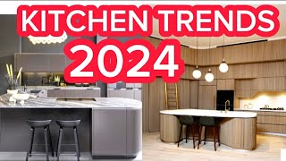 KITCHEN TRENDS 2024  9 TOP KITCHEN DESIGNS TRENDS AND IDEAS [upl. by Farica]