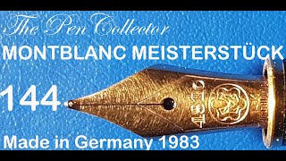 Montblanc Meisterstück 144 from 1983 Fountain Pen Review [upl. by Sophia691]