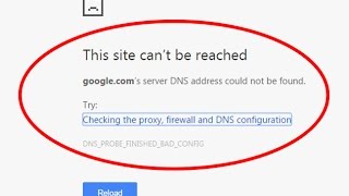 Fix DNS address could not be foundThis site can’t be reachedDNSPROBEFINISHEDBADCONFIG [upl. by Jenette]