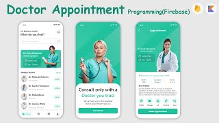 Appointment app Android Studio Project with Firebase amp Kotlin [upl. by Judith]