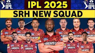 IPL 2025  Sunrise Hyderabad Full Squad  SRH Squad 2025  SRH Full Squad 2025  SRH New Squad 2025 [upl. by Nie918]