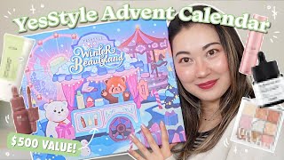 FULL Unboxing of YesStyle Advent Calendar 2023 [upl. by Gnos198]