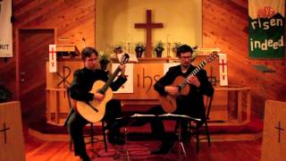 Quelus Guitar Duo Plays Scherzino Mexicano by Ponce [upl. by Vic]