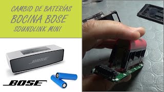 Cambio De Baterías Bocina Bose SoundLink Mini [upl. by Onirefes]