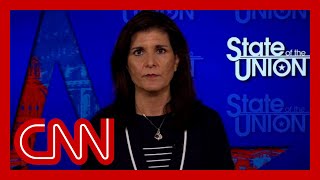 You dont compliment any of them Haley responds to Trumps Hamas comment [upl. by Romeu]