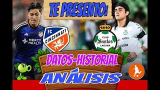 Te presento datos del Cincinnati vs Santos hoy  Historial análisis y como vienen los equipos [upl. by Winterbottom487]