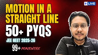 MOTION IN A STRAIGHT LINE  JEE PYQS  CLASS 11  JEE NEET 202526 jeemains jeeadavanced physics [upl. by Hertzfeld]