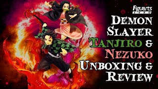 FIGUARTS ZERO Demon Slayer Tanjiro amp Nezuko Figure Unboxing amp Review [upl. by Hnib559]