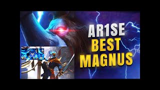 Ar1se Magnus Slick Plays Like Always Also KEZ New Hero Pos 1 In My Team Pog Dota 2 Highlights [upl. by Aicilehp]