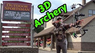 Is This the Best 3D Archery Course in Maine  Hoyt Ventum  Mathews V3X [upl. by Leodora]