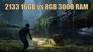 3000MHz 8GB RAM vs 2133MHz 16GB RAM  12 games tested [upl. by Anivram431]