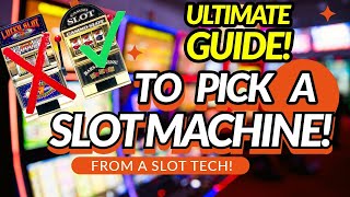 How to Pick a Slot Machine 🎰 ULTIMATE GUIDE ⭐️ From a Slot Tech WIN MORE JACKPOTS on slots 🎰 [upl. by Ger469]