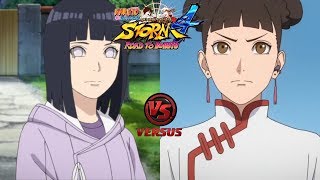 Hinata Uzumaki vs Tenten  NSUNS4 Road To Boruto HD [upl. by Landan]