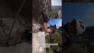 Épuisé sur la section ED de la via ferrata dOrnans en allant trop vite  Vidéo 12 viaferrata [upl. by Ursulette]