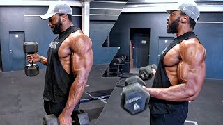 THE BEST BICEPS amp TRICEPS WORKOUT FOR BIGGER ARMS DUMBBELL ONLY [upl. by Riancho]