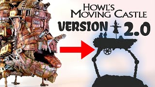 Making the sad version of Howls Moving Castle  Ghibli Crafts [upl. by Worthy]