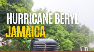 Hurricane Beryl Live in Jamaica  PORTMORE ST CATHERINE  video recorded 300pm [upl. by Mcclenon]