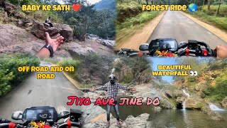 ForestLong ride baby ke sath 😘🫶🏻 Beautiful waterfall 😍💦full enjoy 😘🚀 [upl. by Bickart992]