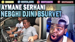 Aymane Serhani  Nebghi Djini Bsurvet Clip Selfie REACTION [upl. by Evol]