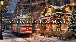 Smooth Jazz Instrumental to Unwind Relax 🎄 Cozy Winter Coffee Shop Ambience [upl. by Edylc498]