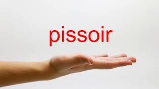 How to Pronounce pissoir  American English [upl. by Ielak]