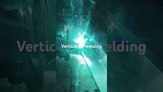 Aluminium vertical up welding in action [upl. by Ocimad]