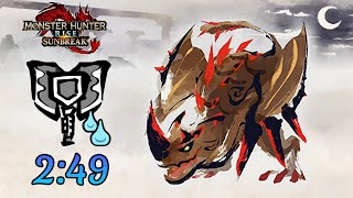 MHRSunbreak  MR6★ Flaming Espinas  249  solo with Charge Blade [upl. by Eenalem]