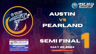 SEMI FINAL 1  AUSTIN vs PEARLAND  IPSF HOUSTON 2024 [upl. by Arhas]