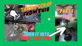 HOW TO TURN JUNK SCRAP METAL INTO SOMETHING COOL [upl. by Ahsilef836]