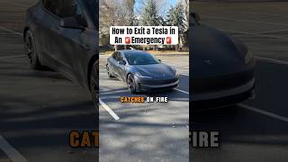 How to Get Out Of a Tesla If It Dies 🪫😳 [upl. by Aniaj876]