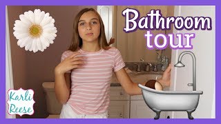 MY BATHROOM TOUR  KARLI REESE [upl. by Bergess]